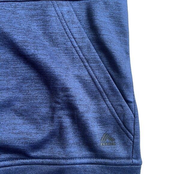 NEW RBX Navy Blue Tech Fleece Zip Up 100% Polyester Size Medium - Picture 8 of 14